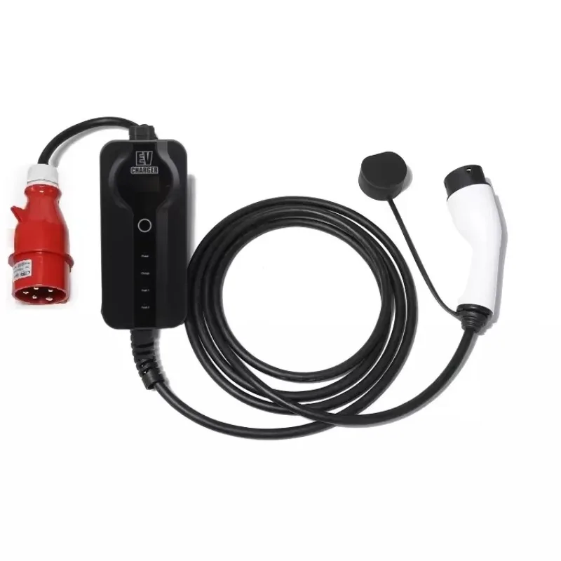 Type 2 New 22kW 3-Phase Charge Ev Charger Station Chinese GBT Portable 32a With Cee Plug for Electric Vehicles 5M GB/T