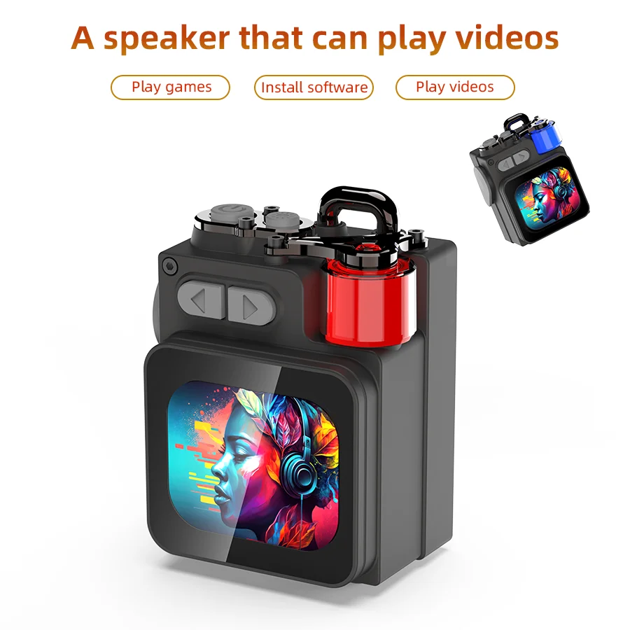 Descubre el dk08: El Altavoz Mecánico con Bluetooth y Pantalla LED que Revoluciona tu Espacio