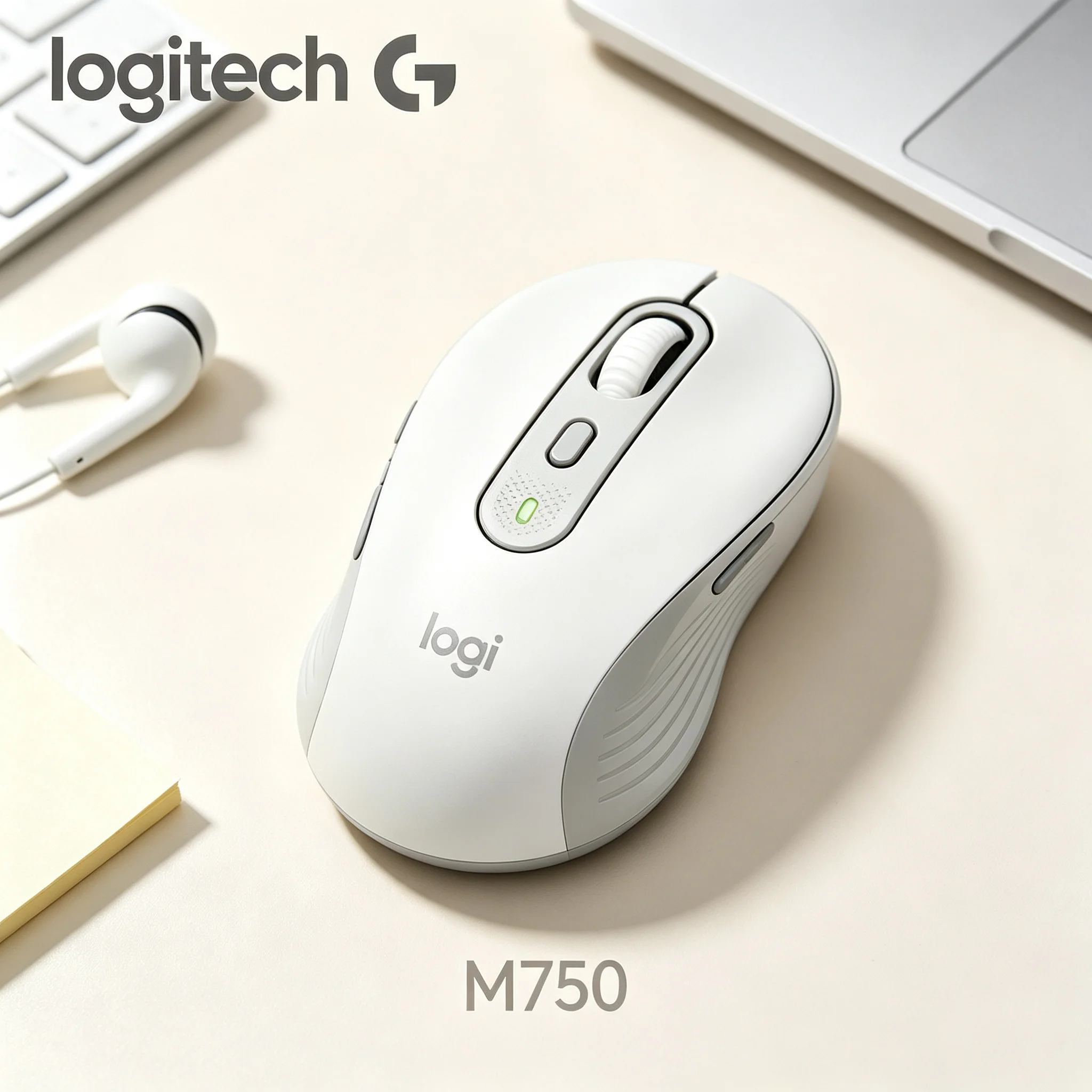Logitech M750 Wireless Mice Stable Tracking Sensor Multi‑Device Pairing For Office Work Light Gaming PC Mac