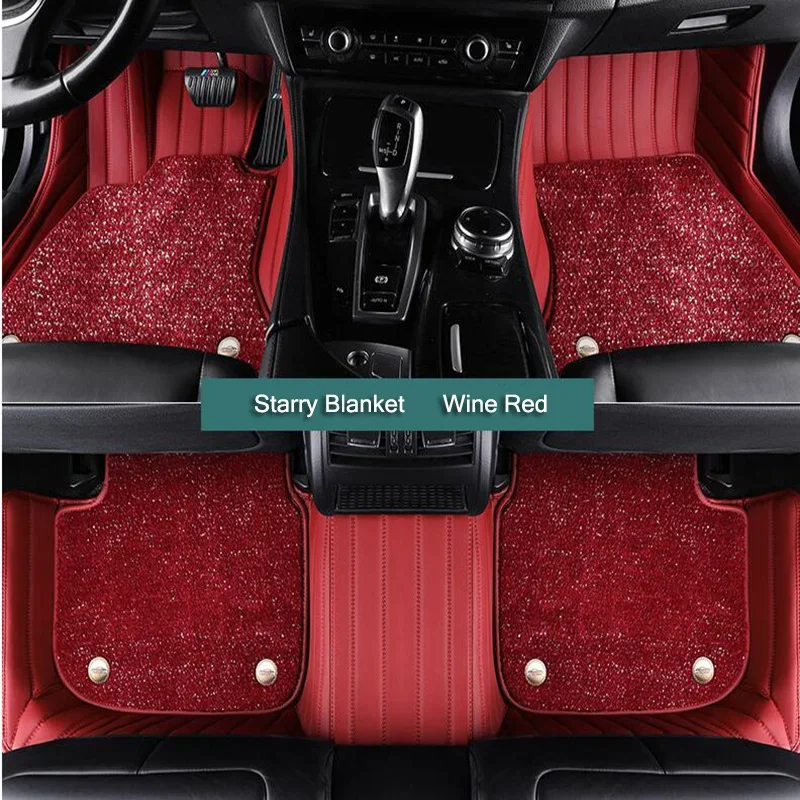 Custom Car Floor Mats For Hyundai Genesis G80 2020-2023 GV60 GV80 Genesis Coupe Auto Carpets Double Coche Floor Liners Blanket