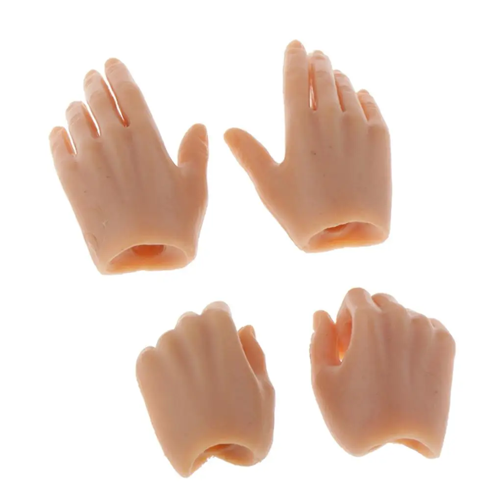 Peau de mains de femme en plastique pour figurines d'action, échelle 1/6, bricolage, 12 pouces