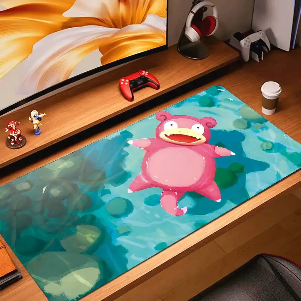Pokemon Anime Large Mouse Pad Rubber Gaming Desk Mat Keyboard Mousepad 2MM Edge