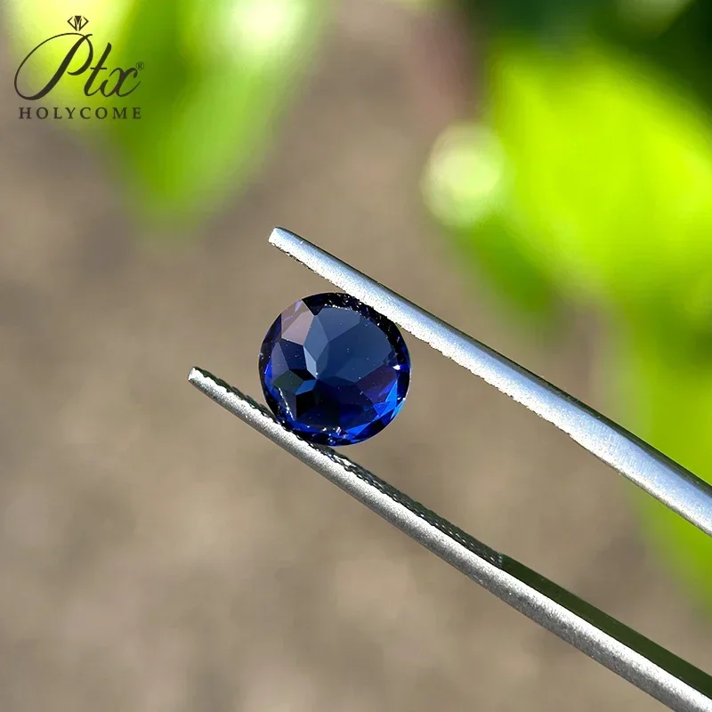 

Brilliant Round Cut Hot Sale Natural Lab Grown Sapphire Moissanite VVS1 AGL Certificated Diamond Beads Jewelry Making Charms