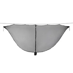 Moustiquaire noire pour lit, hamac d'extérieur, accessoires de camping, 340x140cm