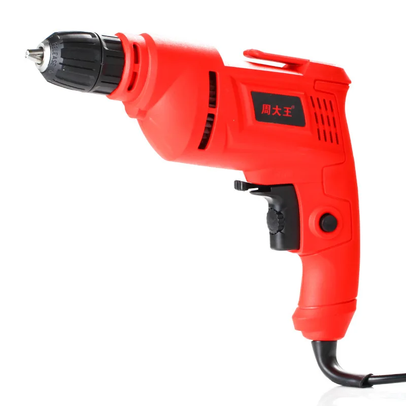 220V plug-in hand electric drill, high-power wired impact drill, multifunctional electric to household drill 2800rpm