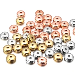 200-400pcs/Lot CCB Spacer Beads Wheel Beads Flat Round Loose Beads DIY Bracelet Necklace For DIY Jewelry Making Supplies