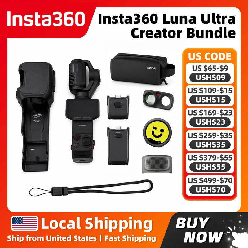 Insta360 Luna Ultra Creator Bundle 1/1.3