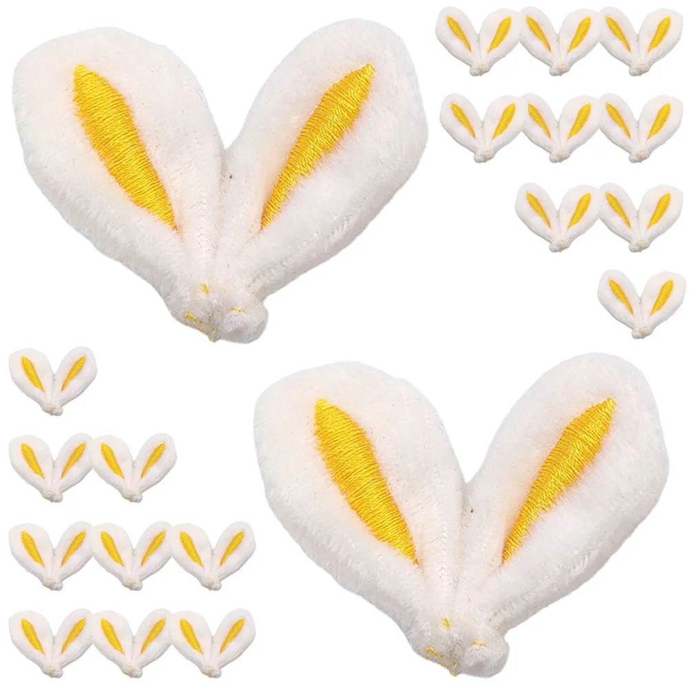 

30 Pcs Fabric Rabbit Ears Hair Accessories Has Clip Banquet Bunny Headband