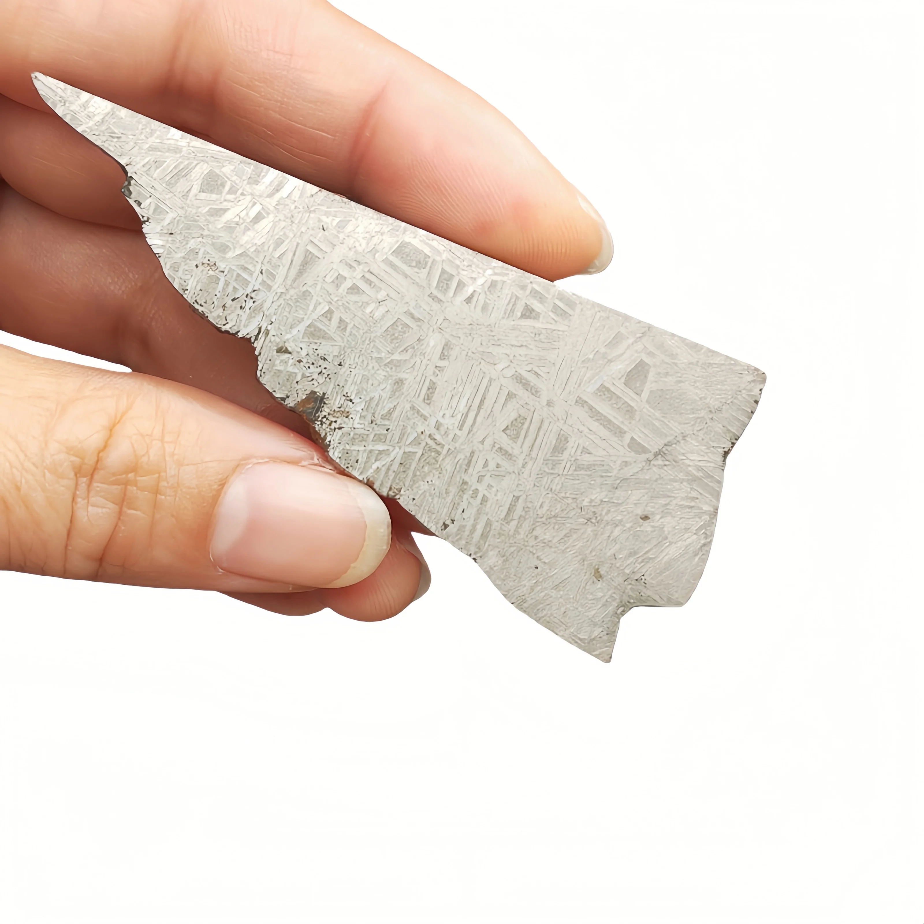 58.6g Namibian Gibbon Iron Meteorite G Iron Ore Section Specimen Slices Collectable and Processable -TC669