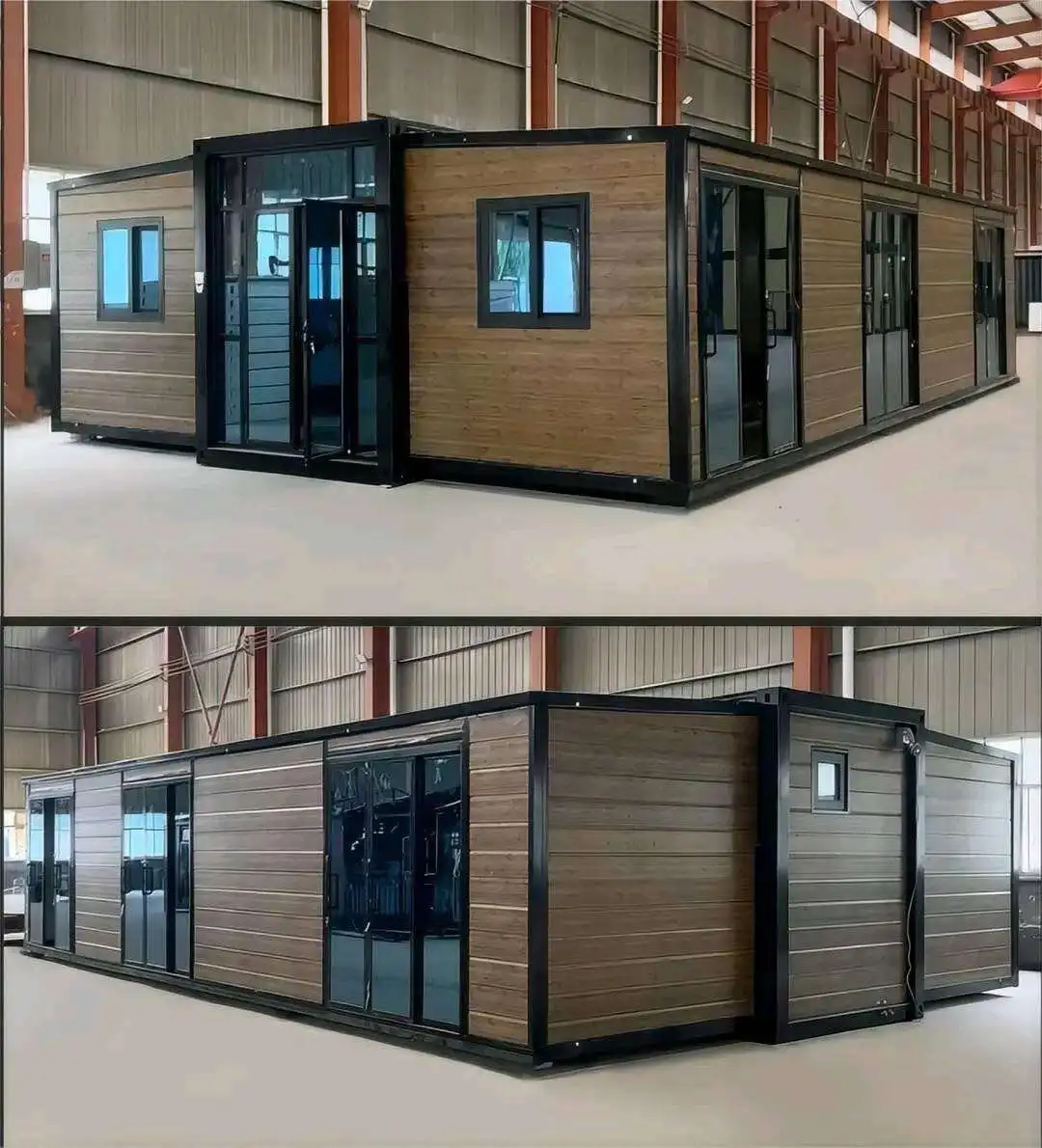 Prefabricated Modular Home Steel Structure Mobile 4 Bedroom Modern Light Steel Frame 30ft Expandable Container Folding House