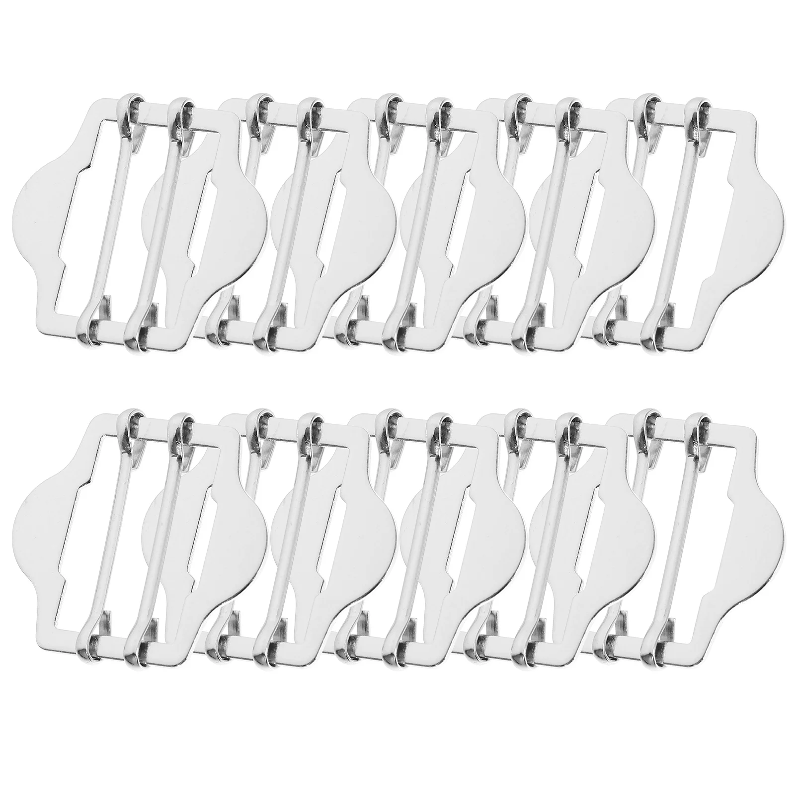 10 قطعة سترة البدلة أبازيم معدنية نحاسية حزام خصر قابل للتعديل أبازيم للسترات معاطف الملابس ديكور أزرار الملابس المعدنية