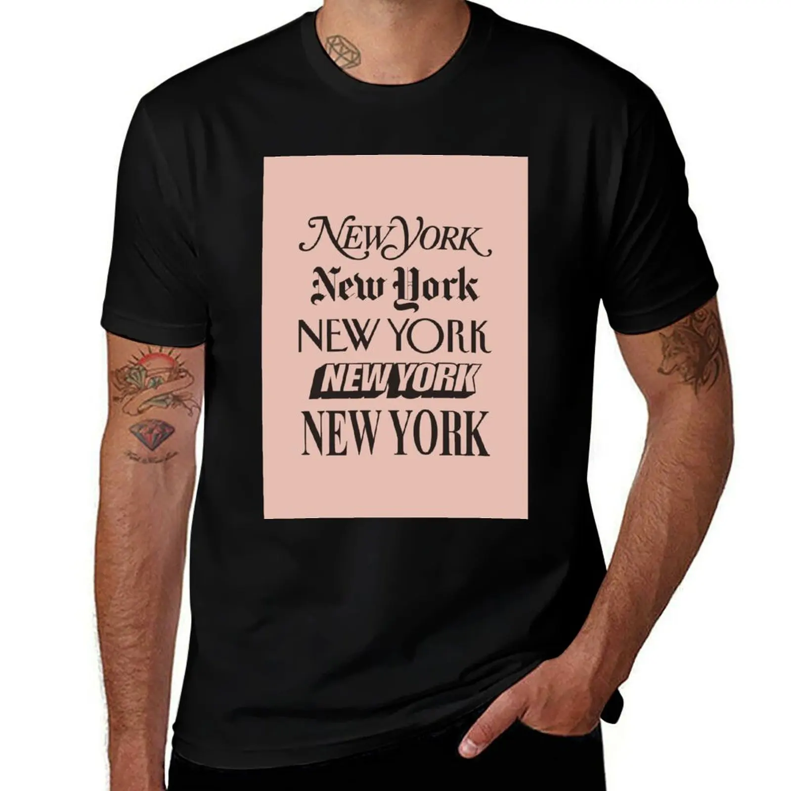 

New York New York T-Shirt Casual Lightweight Short Sleeve Top