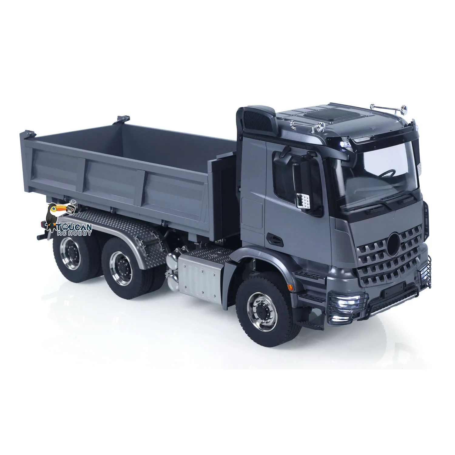 

Игрушки 1/14 Гидравлический RC Самосвал 6x6 Металл TOUCAN Радиоуправление Готовый Самосвал Автомобиль 3-скоростной Коробка передач Свет Звук Автомобили