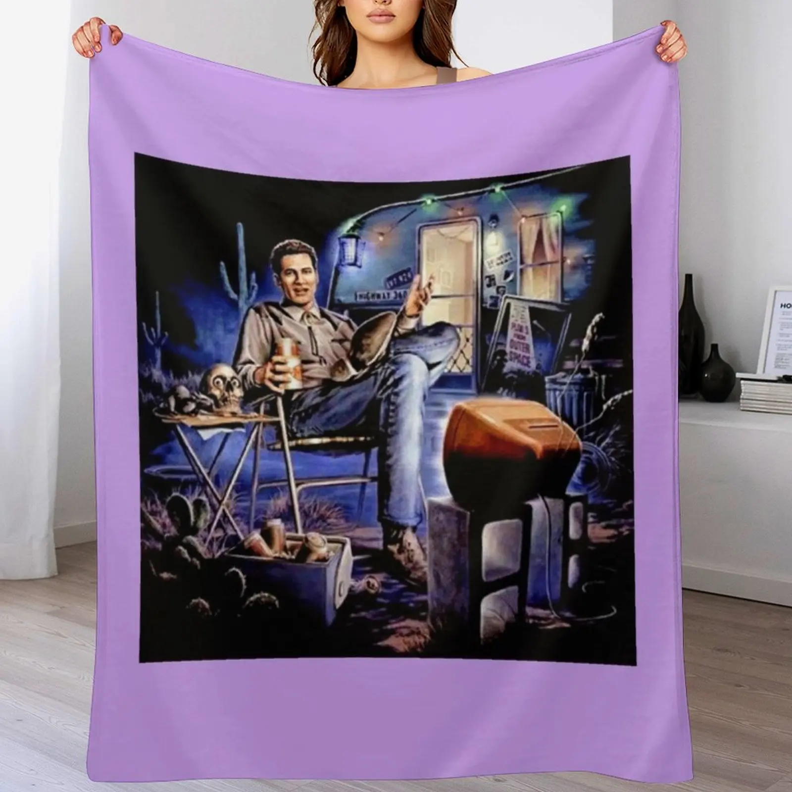 

Joe Bob Throw Blanket Men's Soft Warm Throw Blanket for Couch