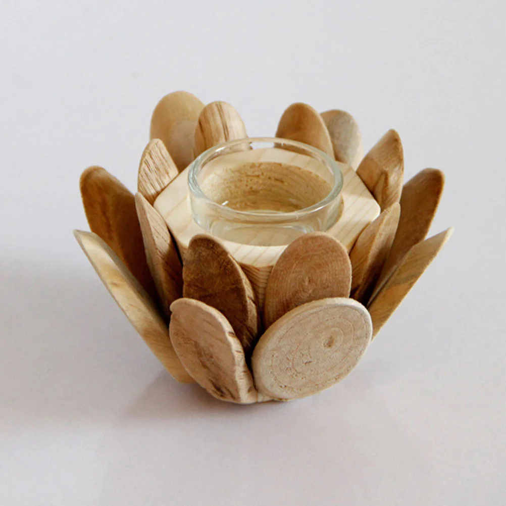 

Decoration Vintage Candlestick Holder Flower Tea Light Candleholders for Pillar