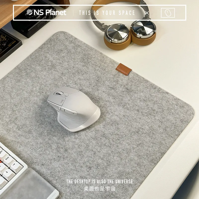 Felt Mouse Pad Custom Eco-friendly Friendly Anti Slip Oversized Table Mat for Office Computer Desk Cushion Keyboard Accessories