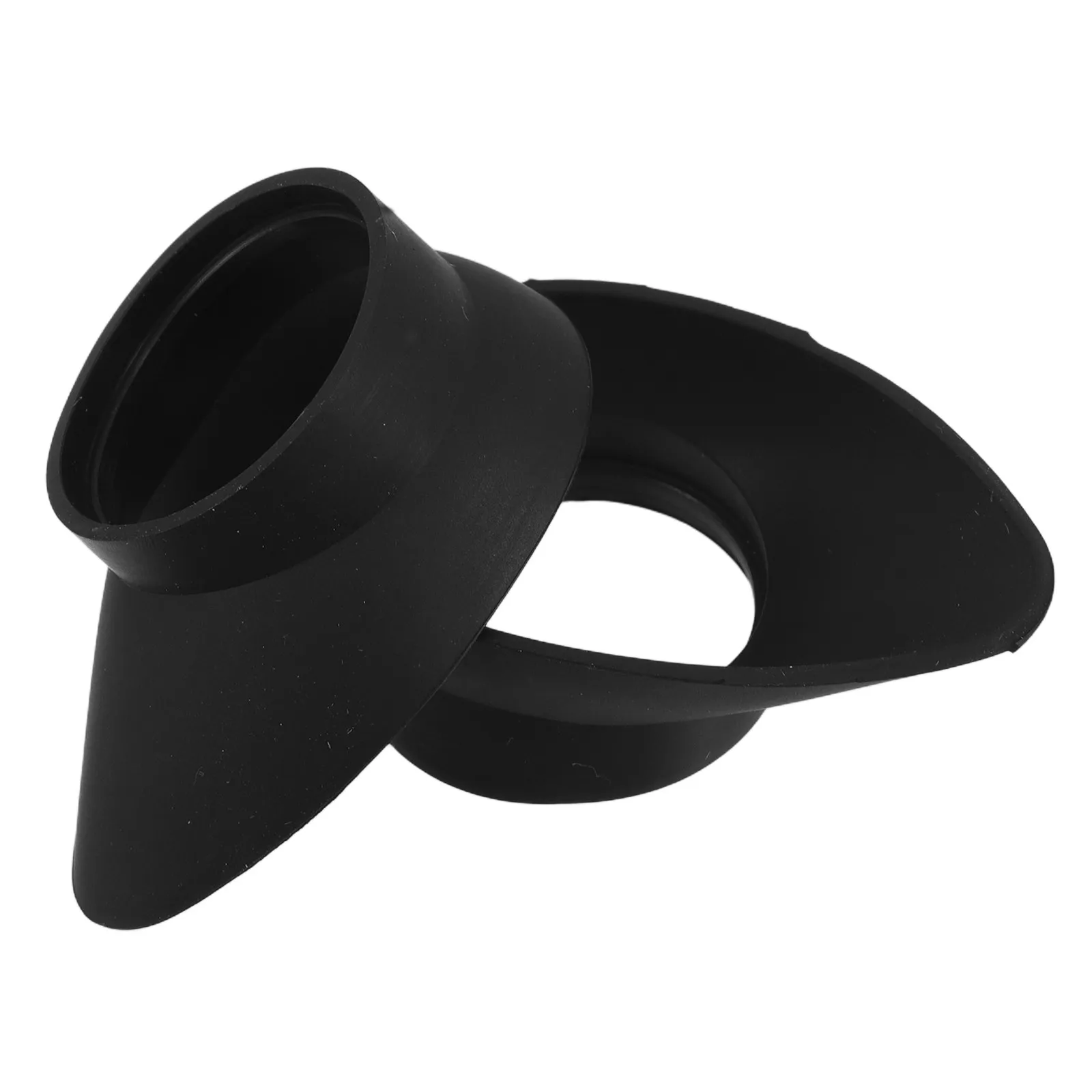 2Pcs Soft Rubber Eyepiece Covers Telescope Microscope Eyepiece Hood Cap Light Blocking Eye Strain Reduction Impact Protection