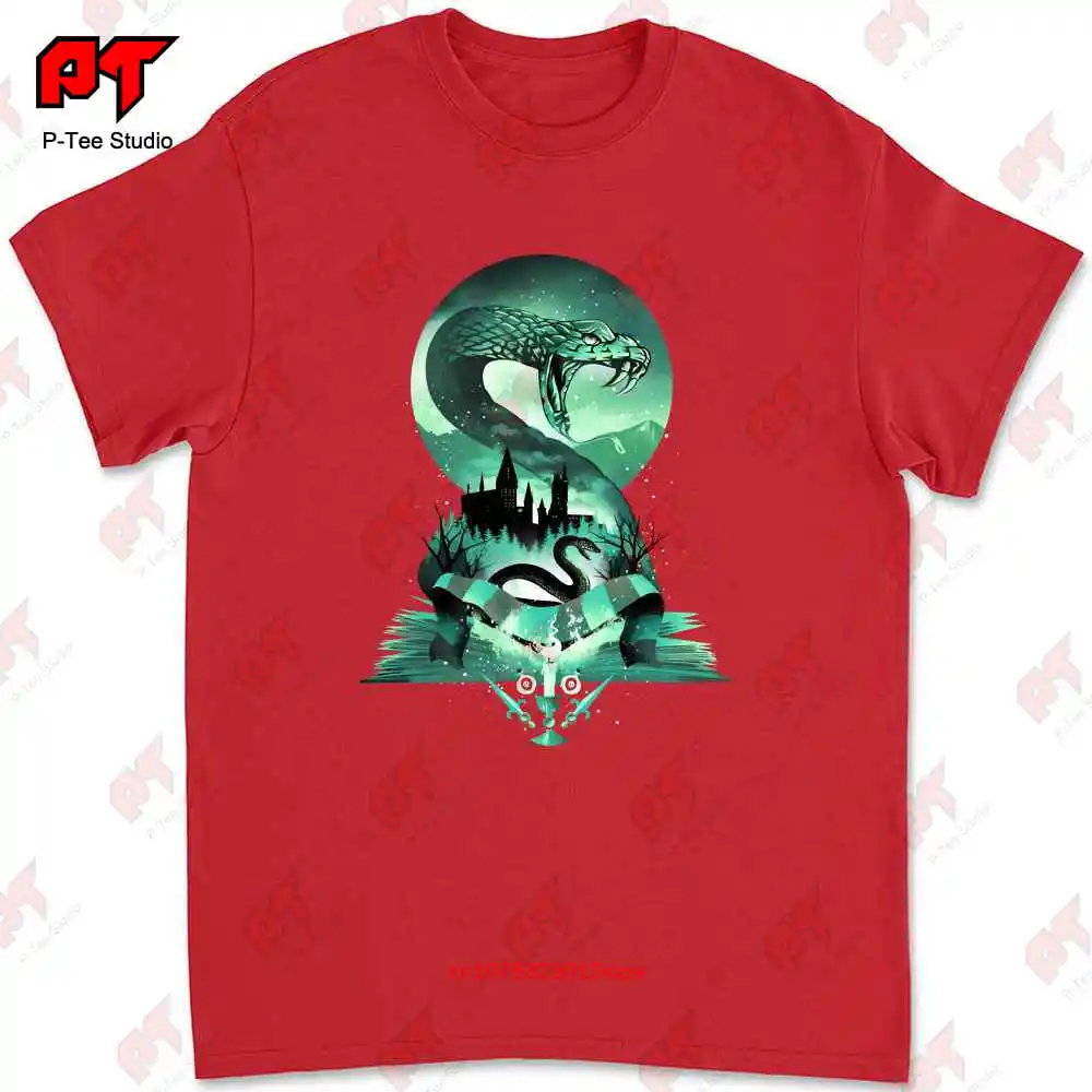 House Of Slytherin Viper T-shirt TGFT image 4