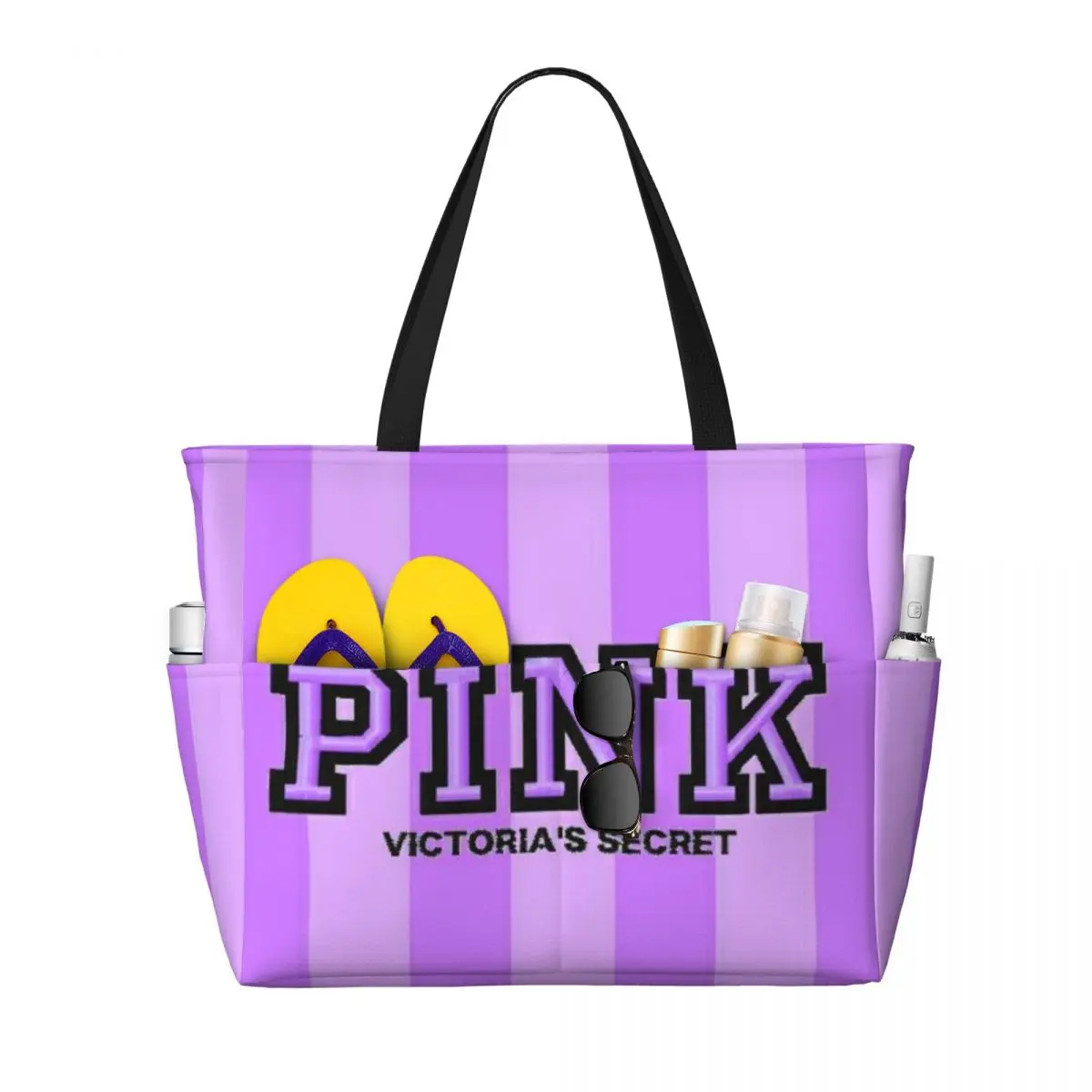 Hot-Sale-Like-Victoria’s-Secret-Style Large travel bagWaterproof Tote Beach Bag Large Capacity Travel Shopping bags
