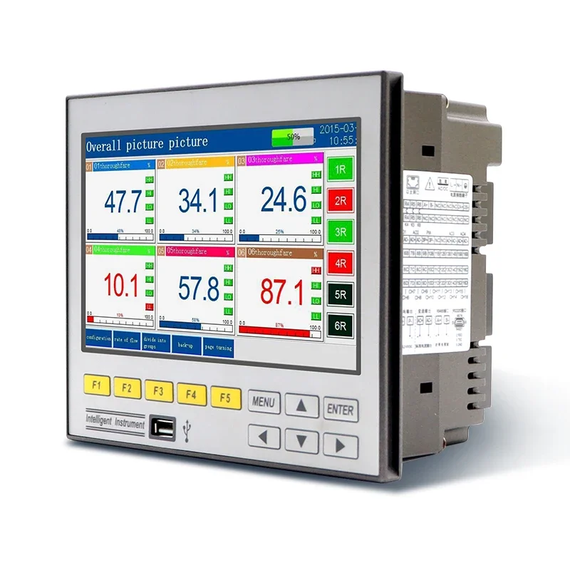 

Multi Channel Data Recorder Data Logger for Temperature Humidity Pressure Flow with Real Time Monitoring USB