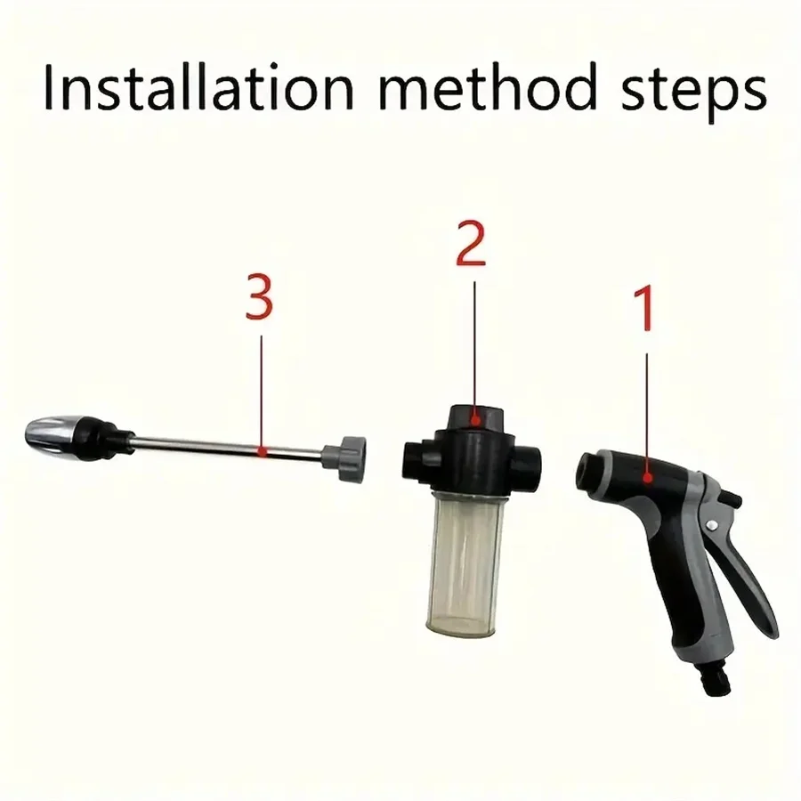 Draagbaar hogedruk waterpistool voor auto en tuin_voghion.com