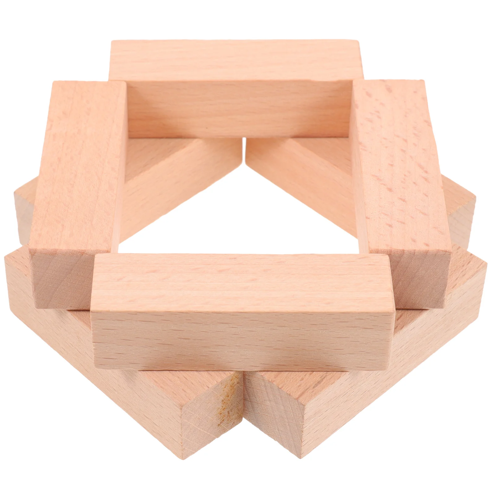 8pcs Birch Wood Stamp Diy Craft Tool Scrapbook Cards Making Thickened Blank Square Wooden Stamper Carving Supply Handbook Seal