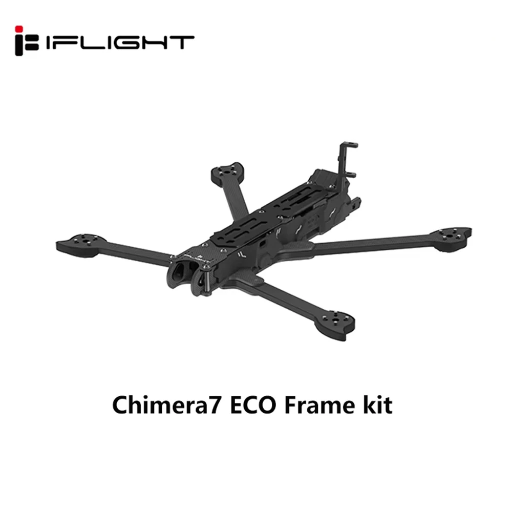 IFlight Chimera7 ECO Frame kit 327mm Wheelbase 6mm Arm Thickness Carbon Fiber Frame for 7.5 Inch Long Range FPV Racing Drone