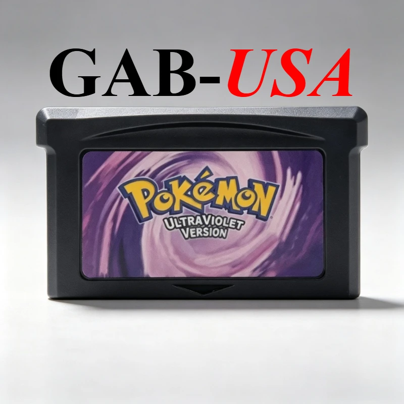 USA GBA Pokémon Spielmodul 32-Bit Videospielkonsolen-Karte AshGray Liquid Crystal Light Platinum Spielkarten-Sammlung Geschenk – Detail 15