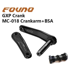 Fovno MC-018 Crankset 170mm 175mm Crank Mountain Bicycle Bike Crankarm Bicycle Crank Aluminum Alloy For MTB Bicycle Crank