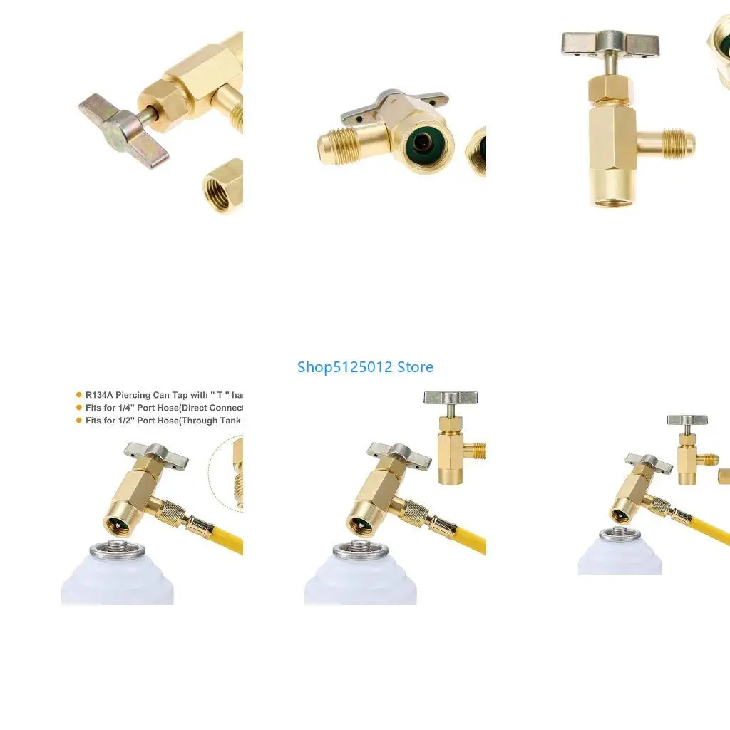 G8TC R134A Cooling Agent Can Opener Reliable Valves Bottle Opener Metal Material