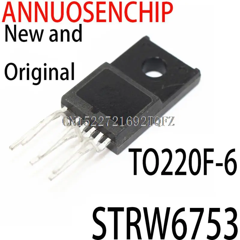 5PCS/LOT New and Original  STR-W6753  W6753   TO-220F-6 STRW6753