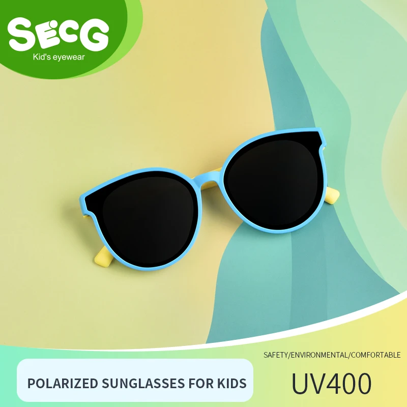 

SECG brand children's sunglasses Boys and girls please children sunglasses fashion polarizing fashion sunglasses