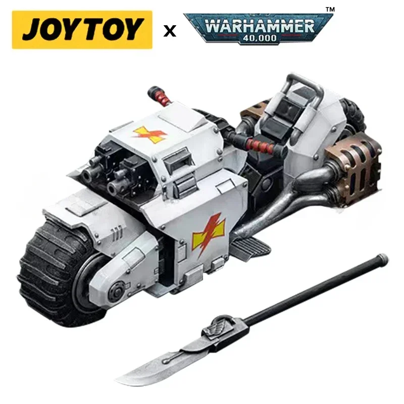 Em estoque joytoy 1/18 figura de ação 40k cicatrizes brancas intercessores e bicicleta anime coleção modelo militar brinquedo