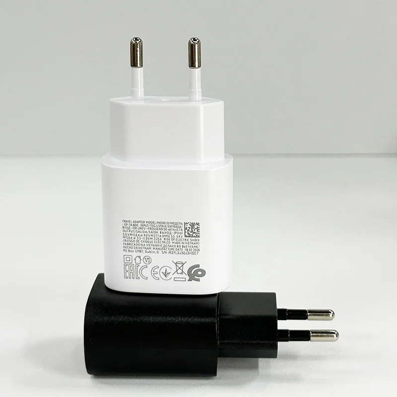 For Samsung Charger 25W Type C Fast Charge Charger 1M 1.5M 2M Cable for Galaxy S26 S25 S24 S23 S22 S21 Z Flip 8 A56 A36 A17 A35