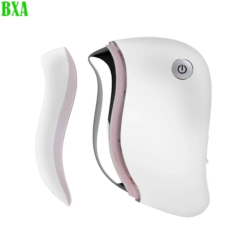 Electric LED Facial Scraping with Heat Vibration Sculpting Tightening Tool Anti-Aging Wrinkles Eye Face Puffiness Tension Relief