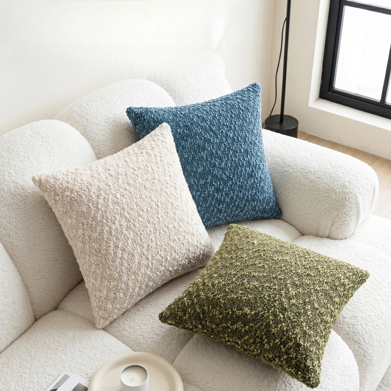 50X50/70X70/60X80CM Large Size Throw Pillow Cover Solid Homestay Stamping Waist Cushion Cover Decor Home Decorative Pillowcase