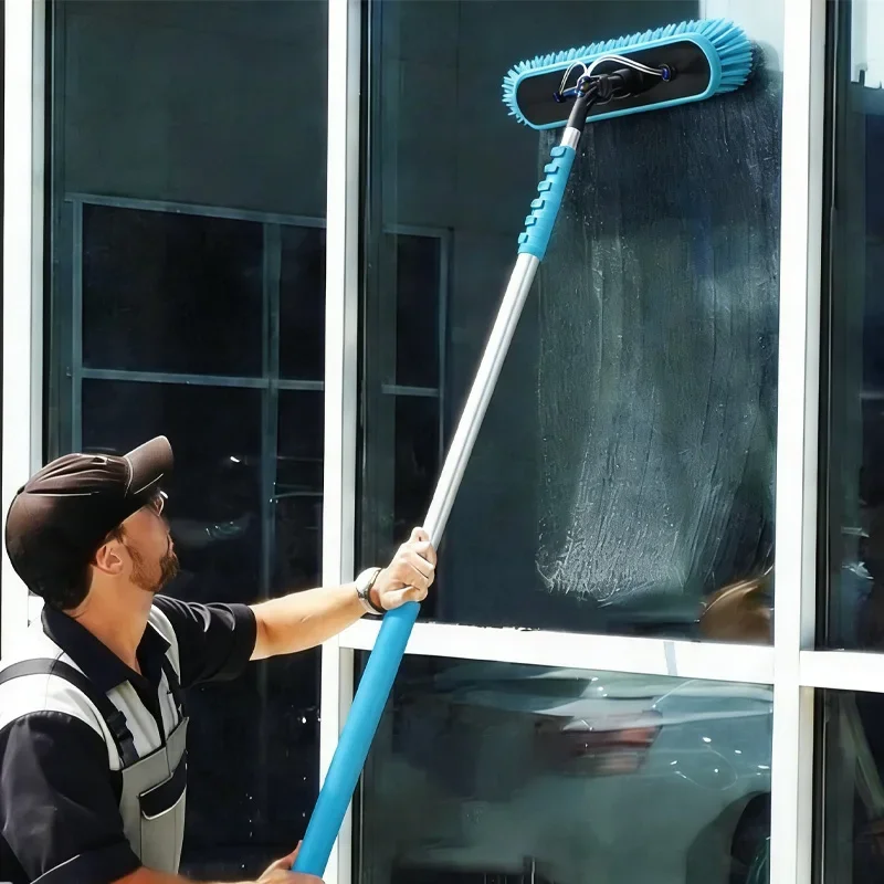 &For Adjustable 10.8m Window Solar Cleaning Pole Water Fed Pole Kit Solar Panel Cleaning System Cleaning Washing Tool
