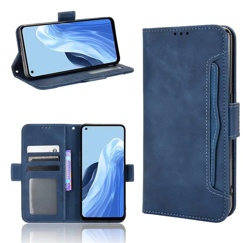 

Oppo Reno 7A 9A Case Wallet Vintage Magnetic Multiple Card Slots Magnetic Leather Flip Cover for Oppo Reno 7A 9A Reno7A Reno9A