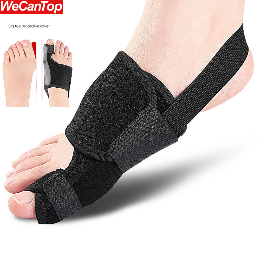 مصحح الورم للنساء والرجال، جبيرة ورم لتقويم العظام لأروح الأروح، فاصل أصابع القدم الكبير، دعم قابل للتعديل ليلاً ونهارًا