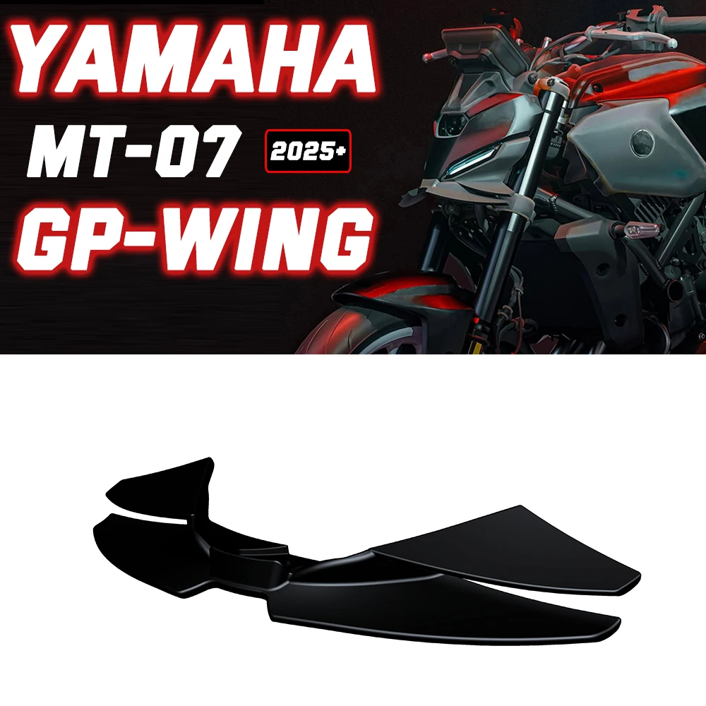

2025+ For YAMHA MT-07 2025 Moto GP airfoil air wing air knife aerodynamics MT07 Aerodynamic Wing Kit Spoiler