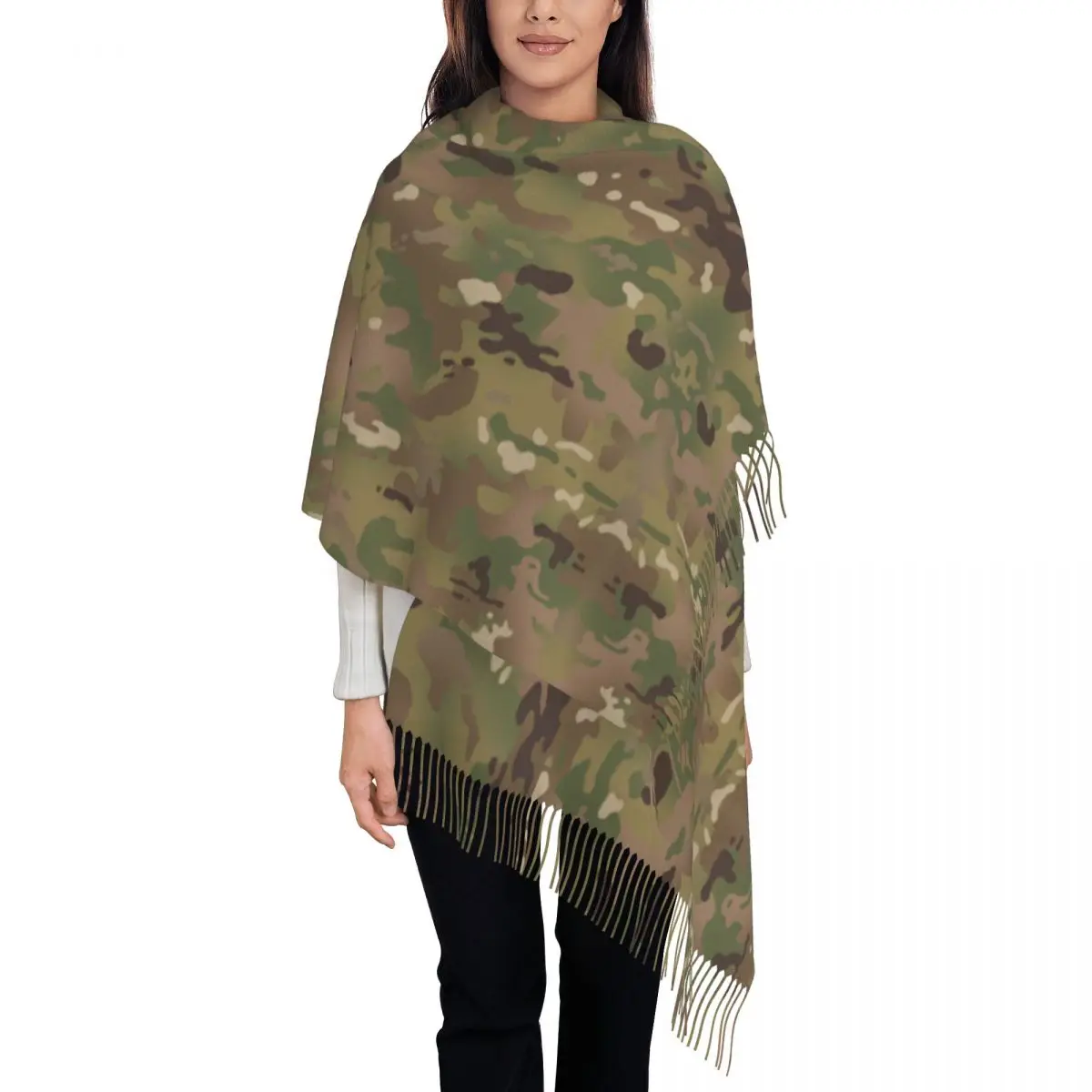 

Custom Print Military Camo Camouflage Army Scarf Men Women Winter Fall Warm Scarves Shawls Wraps