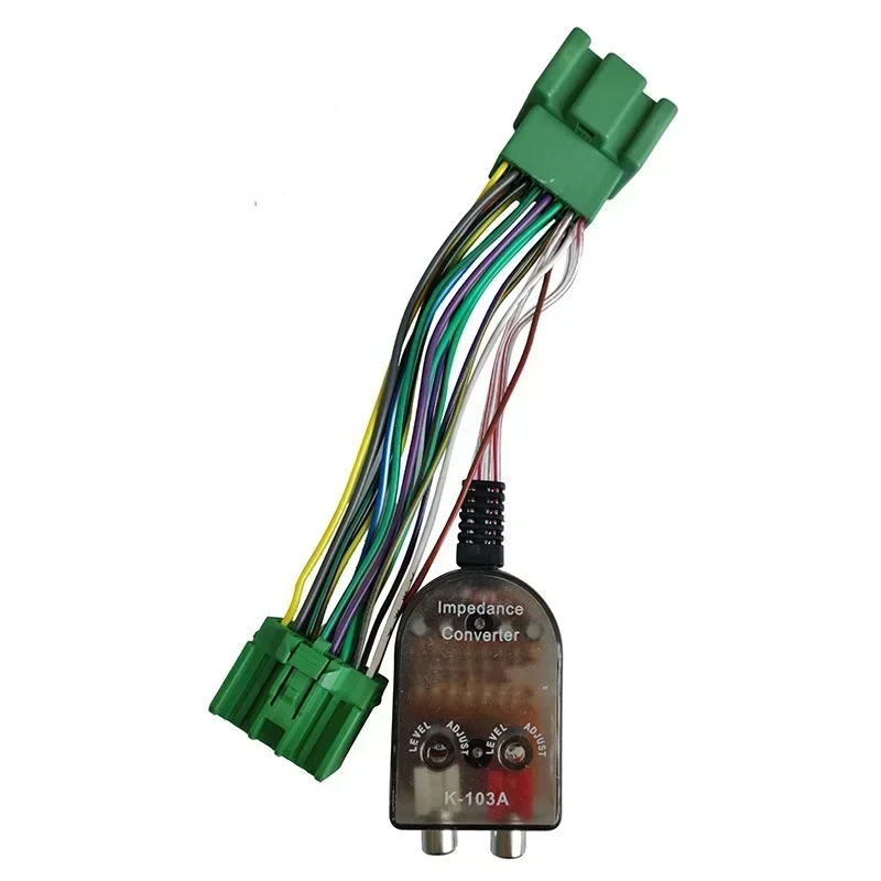 For Buick GMC Chevrolet Refit Installation Cable Car High-to-Low Amplifier Accessory Audio Subwoofer Wire Harness Adapter