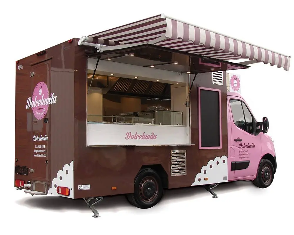 Buy Dessert Mobile Hot Food Trucks Beverage Hot Storage Truck Mobile Food truck For Sale