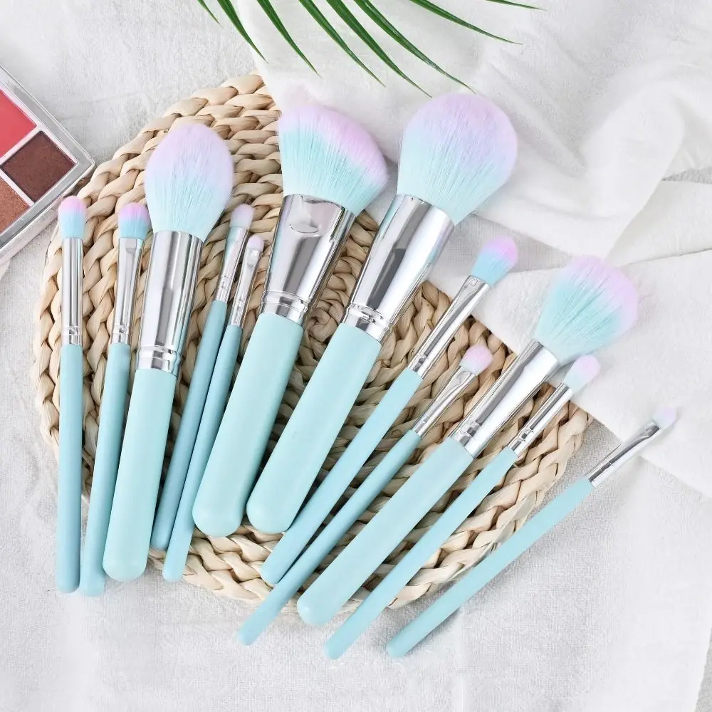 12 pièces/ensemble pinceaux de maquillage professionnels fourrure douce fard à paupières poudre brosse ombre à paupières correcteur ensemble de pinceaux cosmétiques
