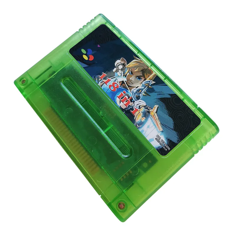 118 في 1 SNES Multi Super Nintendo Game Cartridge 16 بت بطاقة الألعاب EU PAL