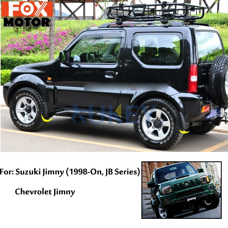 Car Mud Flaps Mudflaps Splash Guards Mud Flap Mudguards Fender For 1998 - On Suzuki Jimny Sierra Wide (JB) Chevrolet Jimny Jimmy