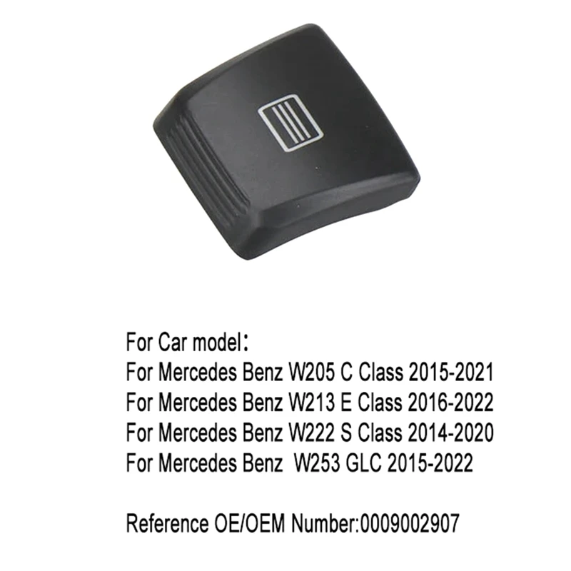 Car Sunroof Window Switch Button Cover Indoor Ceiling Lamp Switch For Mercedes Benz C W205 E W213 S Class W222 GLC W253