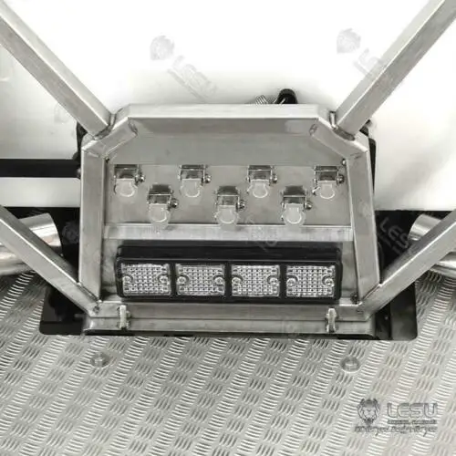 ท่อไอเสียโลหะเลซูสำหรับ 1/14 DIY ทามิย่าอาร์ซีรถแทรกเตอร์รถบรรทุกรุ่น TH16518