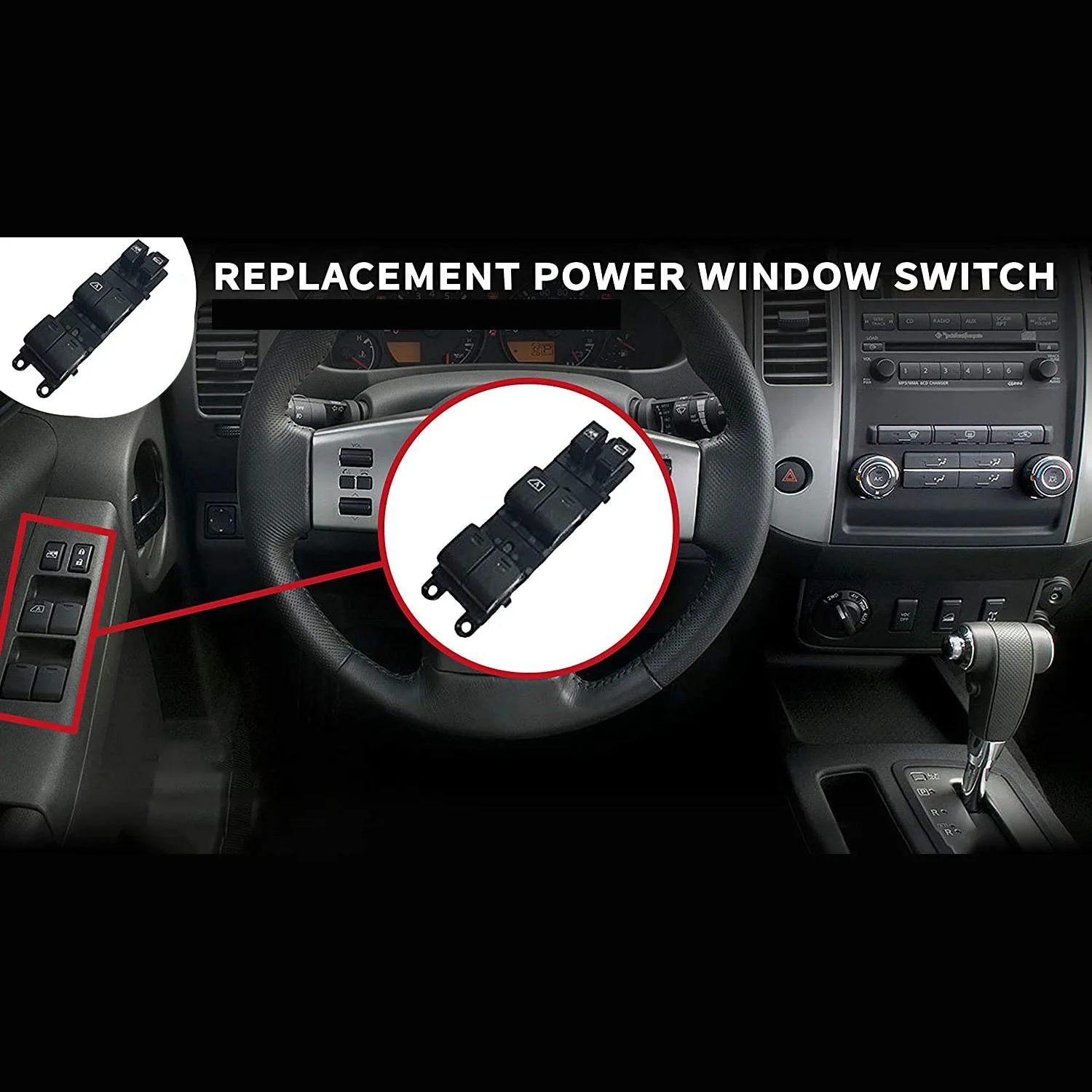 25401-EA003 Driver Power Window Switch for Nissan Frontier Nissan Xterra Replaces