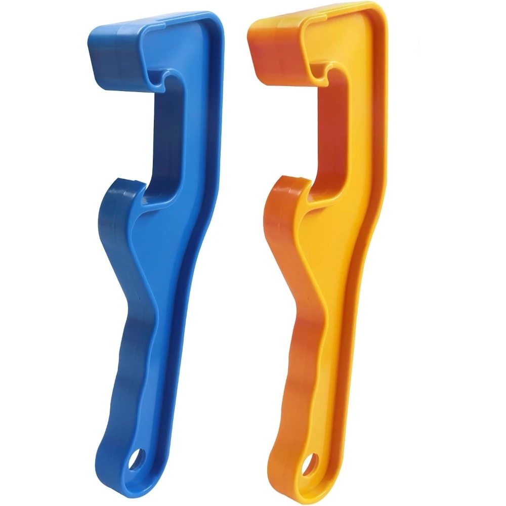 

Инструмент для открывания пластиковых крышек ведер с нескользящим захватом, профессиональный ключ для безопасного открывания и снятия крышек ведер с краской